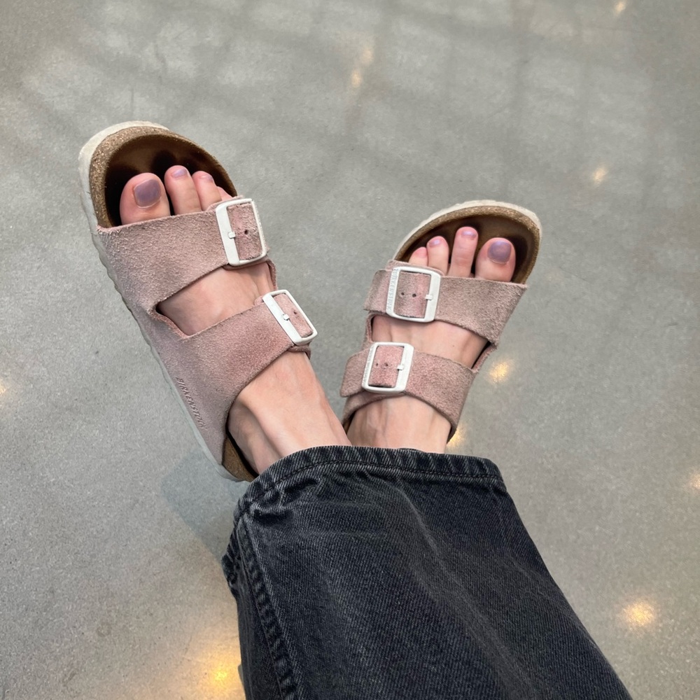 Birkenstock Arizona pink suede 37